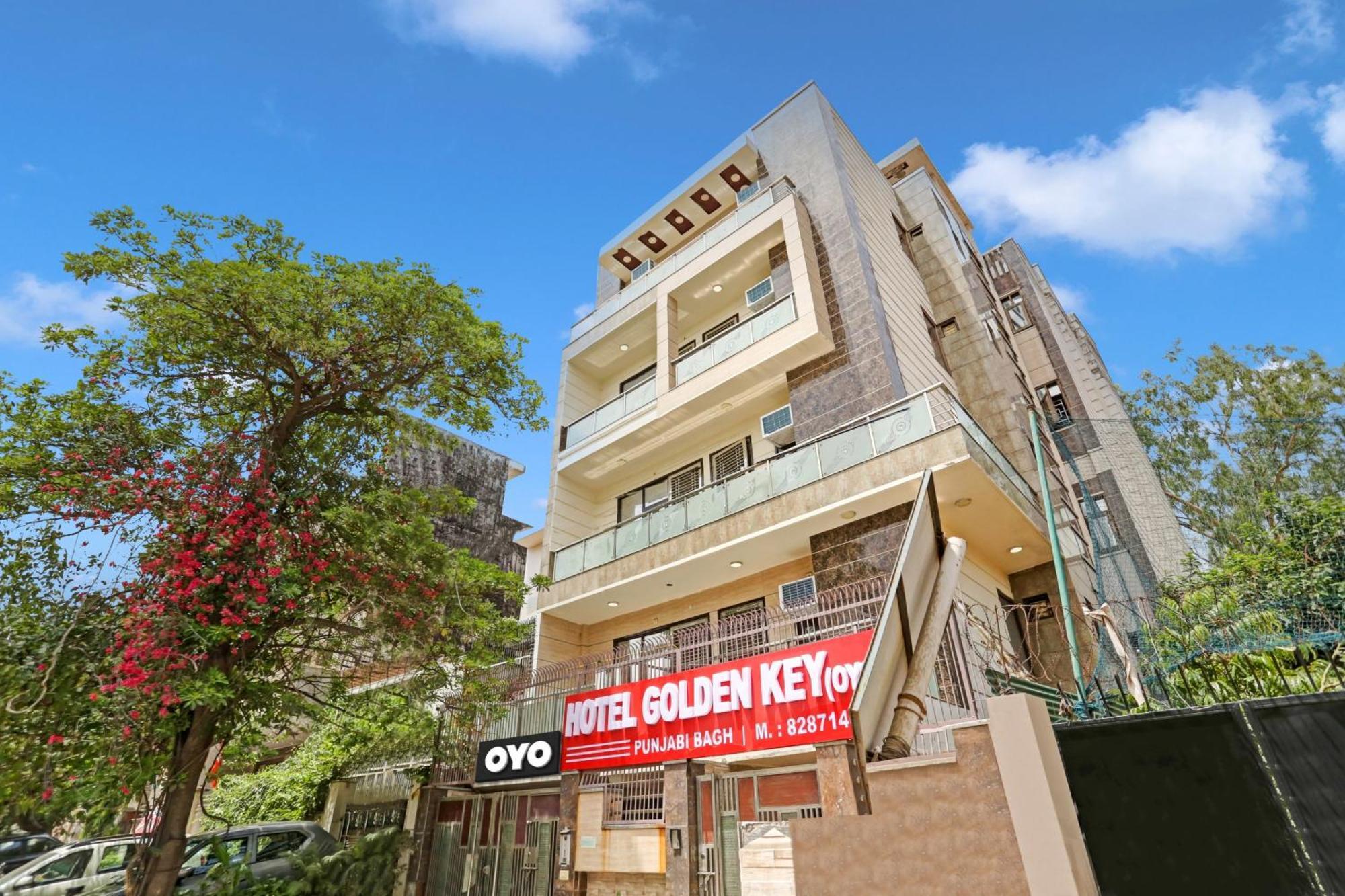 Hotel O Golden Key Inn Punjabi Bagh Neu-Delhi Exterior foto